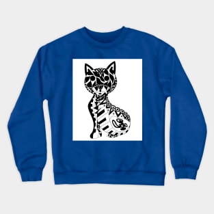 kawaii cat ecopop Crewneck Sweatshirt